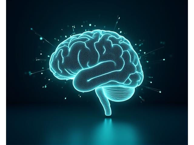 Persona che consulta grafici digitali su un tablet, circondata da simboli di innovazione e ricerca, rappresentando le tendenze wellness.